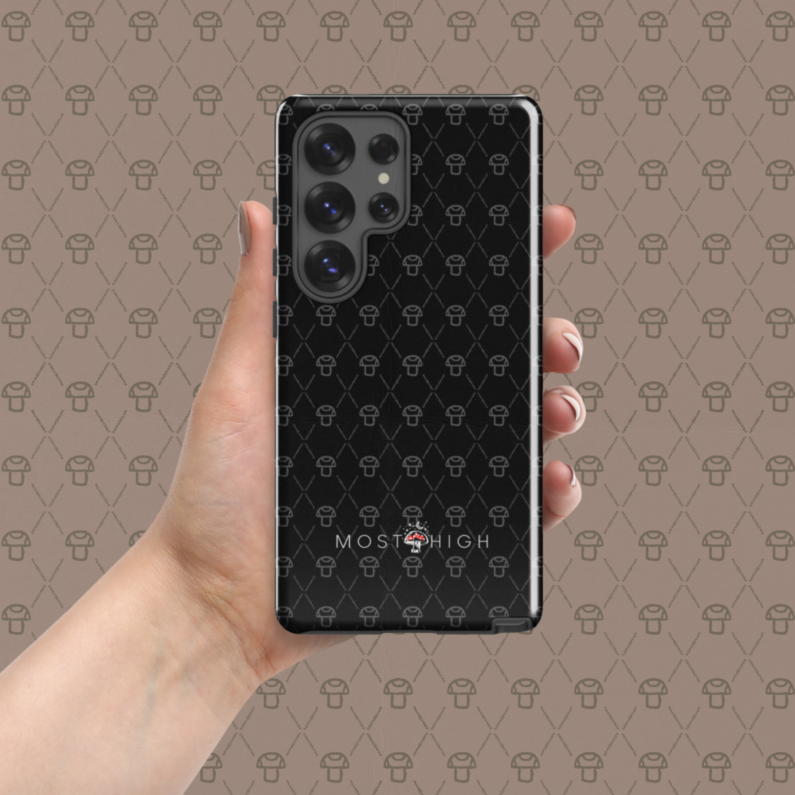 MOST CASE SAMSUNG Obsidian Black Pattern