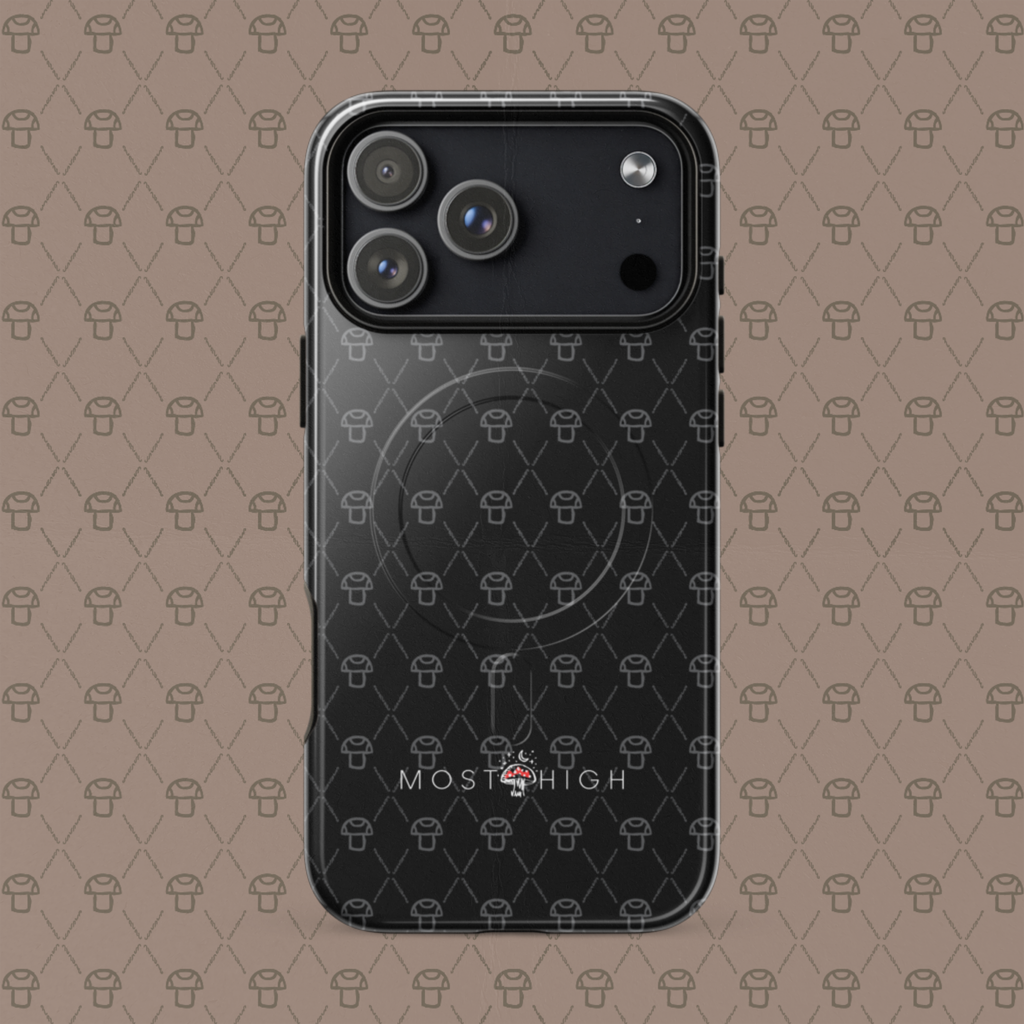 MOST CASE IPHONE Obsidian Black Pattern (Magsafe)