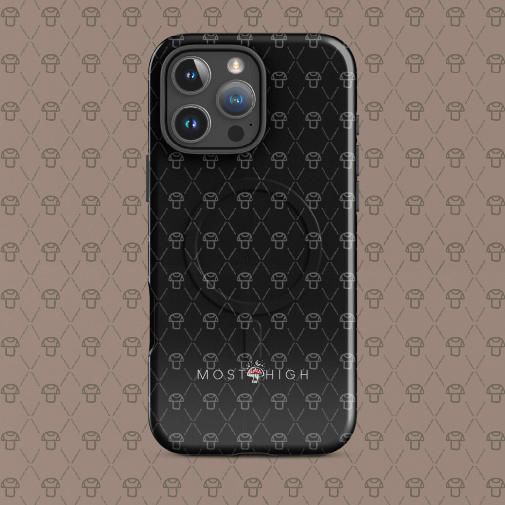 MOST CASE IPHONE Obsidian Black Pattern (Magsafe)